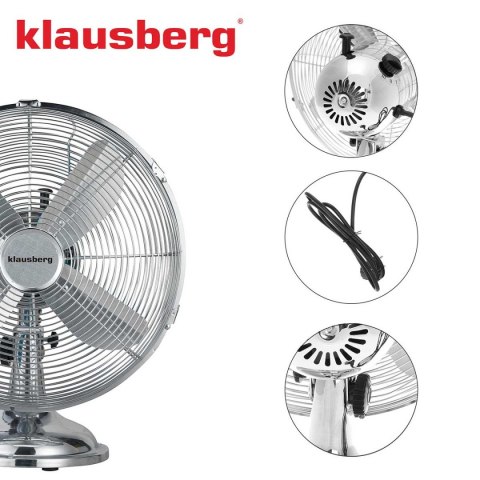 WENTYLATOR WIATRAK CYRKULACYJNY BIURKOWY KLAUSBERG KB-7537 WENTYLATOR WIATRAK CYRKULACYJNY BIURKOWY KLAUSBERG KB-7537