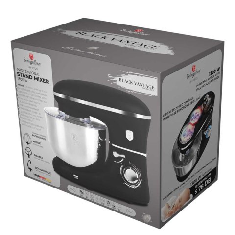 MIKSER ROBOT PLANETARNY BERLINGER HAUS BH-9512 MATTE BLACK MIKSER ROBOT PLANETARNY BERLINGER HAUS BH-9512 MATTE BLACK