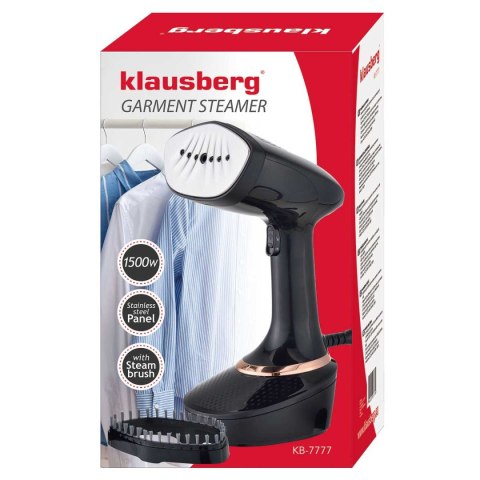 PAROWNICA DO PIONOWEGO PRASOWANIA UBRAŃ 1500W KLAUSBERG KB-7777 PAROWNICA DO PIONOWEGO PRASOWANIA UBRAŃ 1500W KLAUSBERG KB-7777