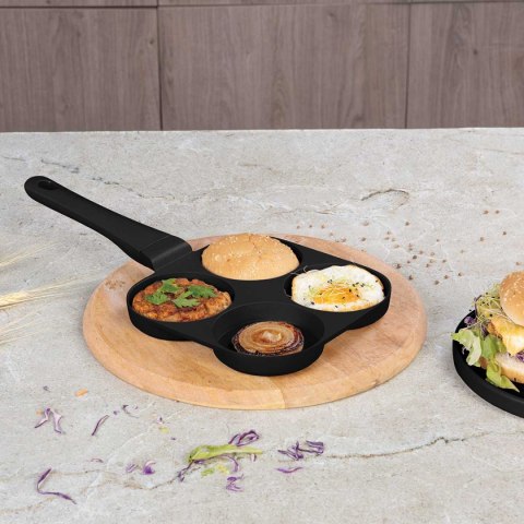 PATELNIA TYTANOWA 26cm DO HAMBURGERÓW JAJEK BERLINGER HAUS BH-7797 BLACK ROSE PATELNIA TYTANOWA 26cm DO HAMBURGERÓW JAJEK BERLINGER HAUS BH-7797 BLACK ROSE