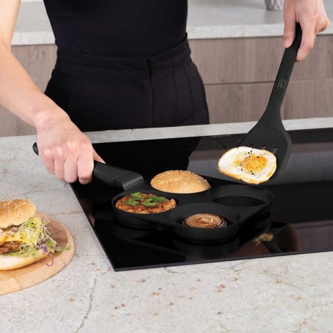 PATELNIA TYTANOWA 26cm DO HAMBURGERÓW JAJEK BERLINGER HAUS BH-7797 BLACK ROSE PATELNIA TYTANOWA 26cm DO HAMBURGERÓW JAJEK BERLINGER HAUS BH-7797 BLACK ROSE