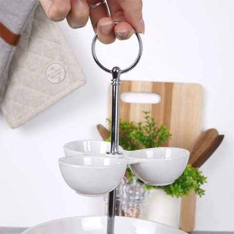 PATERA PORCELANOWA PIĘTROWA NA PRZEKĄSKI 139378 PATERA PORCELANOWA PIĘTROWA NA PRZEKĄSKI 139378